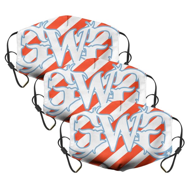 

three-piece adjustable ruger gwg american flag muth dust cycling mask, Silver