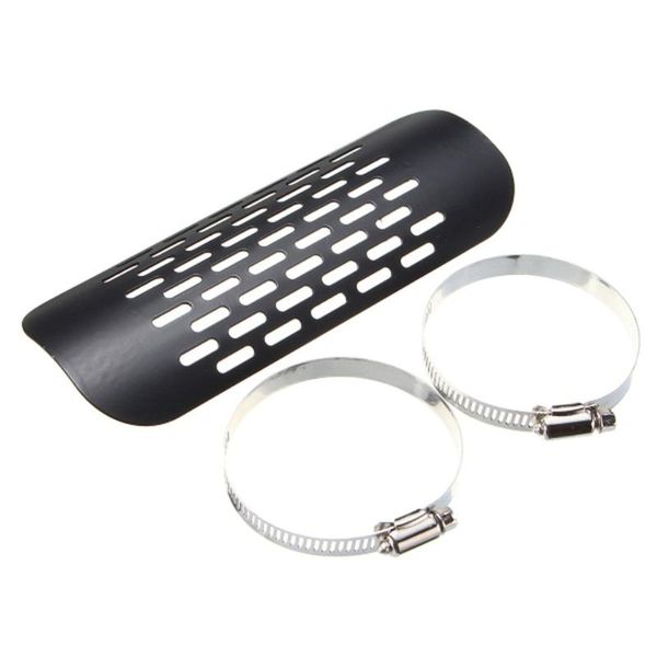 

motorcycle exhaust system muffler pipe heat shield cover chopper cruiser