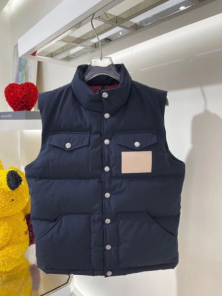 

21ss lastest autumn wind fashion man down jackets vest, Black;white
