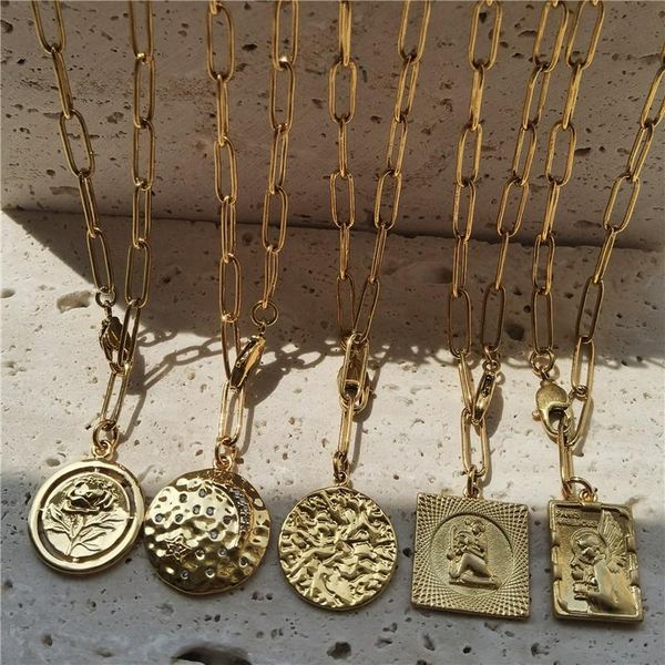 

pendant necklaces multi types metal simple fashion charm, Silver