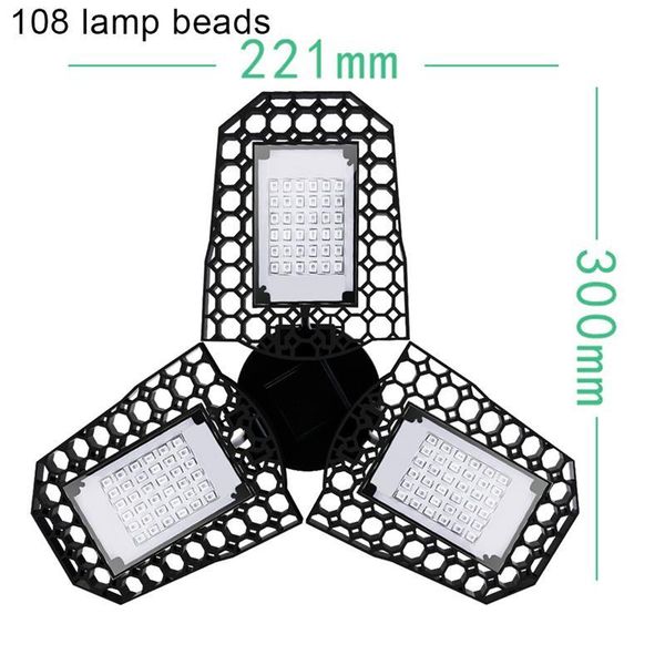 

grow lights led plant growth light 90 degree adjustable seedlings flower 85-265v 108/126/144 lamp beads for ondoor indoor