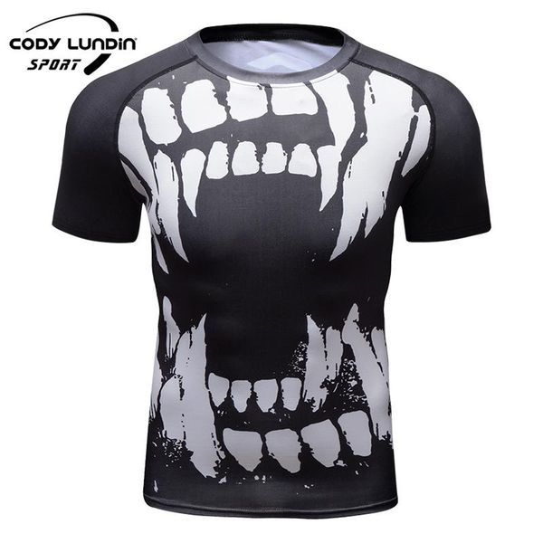 

men's t-shirts 2021 running short sleeve designs sublimation printing fitness rash guard, White;black