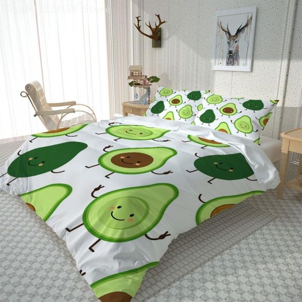 

bedding sets avocado duvet cover bedding, home textiles multi-size bedroom set, white 3-piece set bed covers, lovely