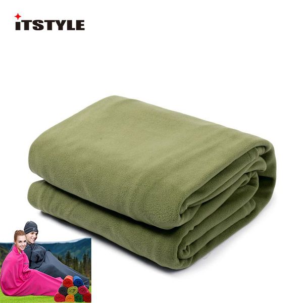 

sleeping bags itstyle ultra-light 2 thickness polar fleece bag portable outdoor camping travel warm liner