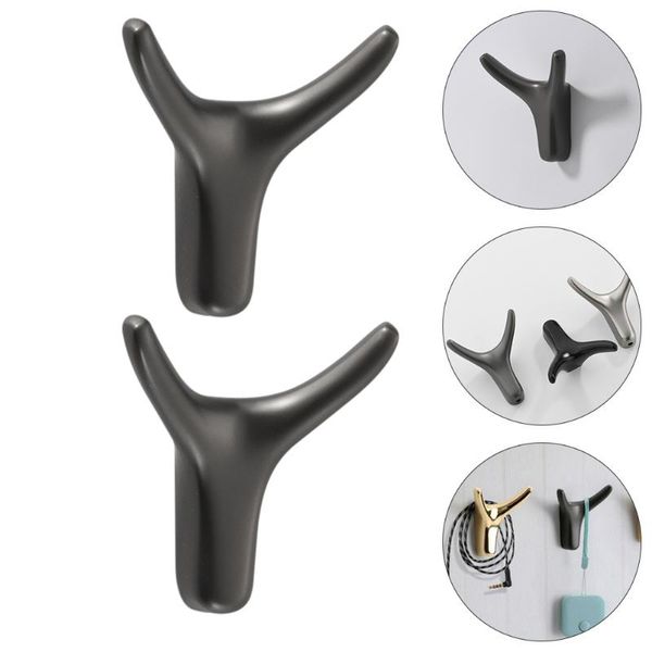 

hooks & rails 2 sets retro hanger wall-mounted hanging coat with install tools