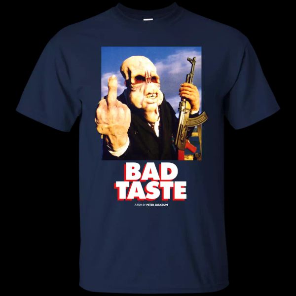 

Bad Taste, Retro, Movie, Peter Jackson, Spitting Image, T-shirt, White;black
