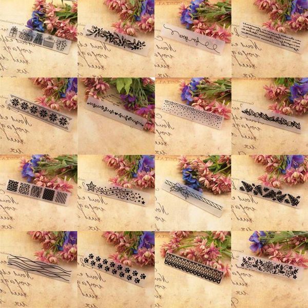 

craft tools 15x3cm floral leaves plastic embossing folder template for gift scrapbooking po card paper making decor mold diy