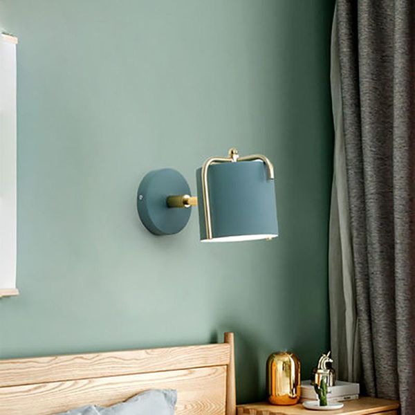 

wall lamp nordic ins wind personality led creative background aisle corridor simple modern room reading bedside