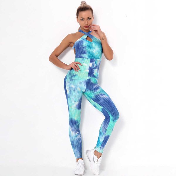 

shaping tie dyed jacquard sports yoga body training fitns back, Gray