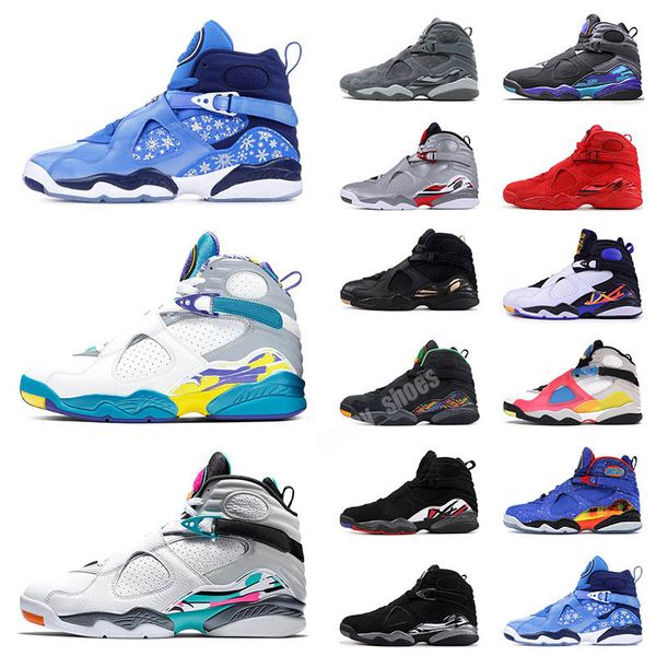 

jumpman 8 8s mens basketball shoes aqua chrome playoffs south beach reflections valentines day burgundy 2021 blue scarpe sport tenis trainer