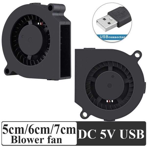 

gdstime usb 5cm 6cm 7cm dc 5v centrifugal cooling blower fan 51.5x15mm 60x15mm 75x15mm 75x30mm lapcpu cooler fans & coolings