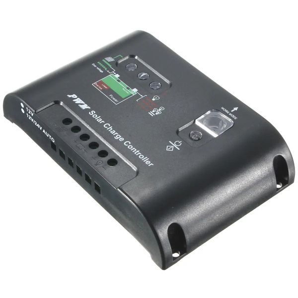 

10a 12v/24v auto pwm solar panel battery regulator charge controller