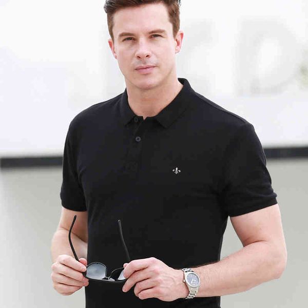 

dudarling - men's polo, shirt, busins clothing, embroidery, novelty, 2021, White;black