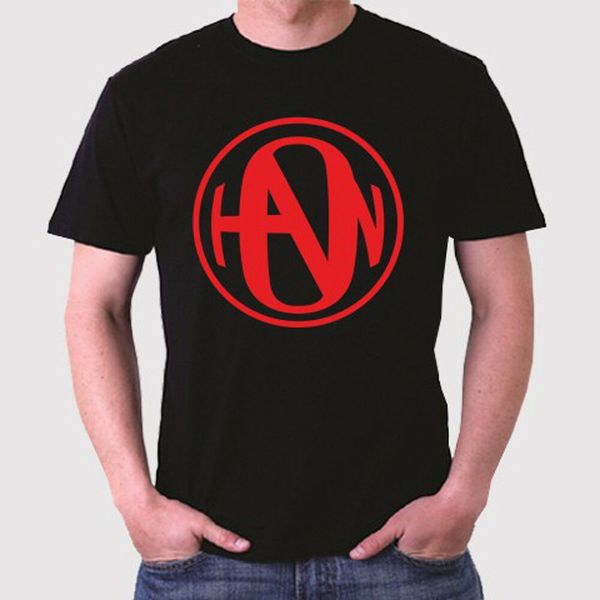 

New Hanson Logo Men's Black T-Shirt Size S to 3XL, White;black