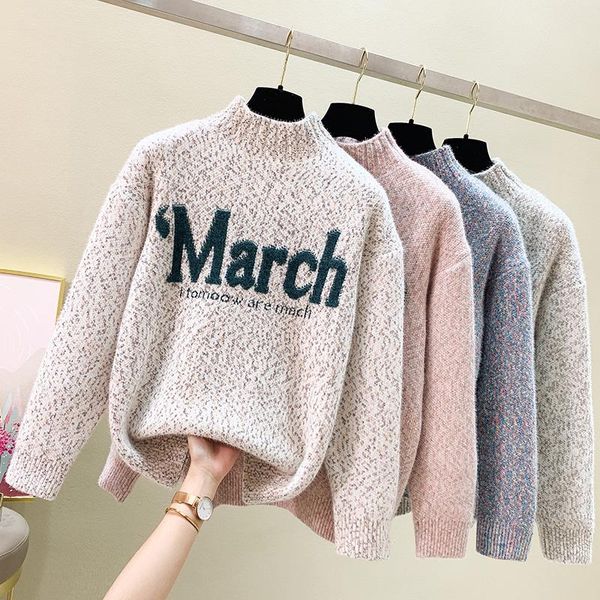 

women's sweaters cashmere knitted sweater women 2021 autumn winter korean turtleneck long sleeve pullover female jumper green knitwear, White;black