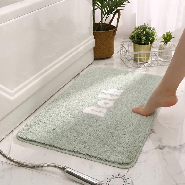 

bath mats non-slip bathroom mat hallway door rug waterproof bottom fast dry carpets set absorbent kitchen floor toilet 40x60cm