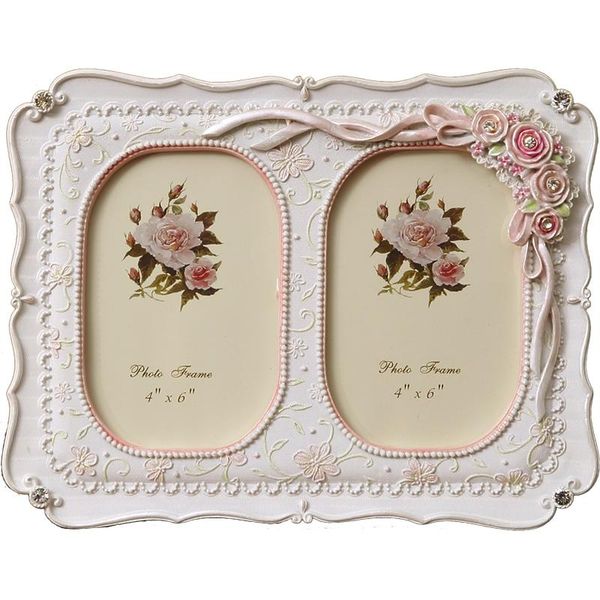 

frames resin double picture frame rose decoration european style wedding po
