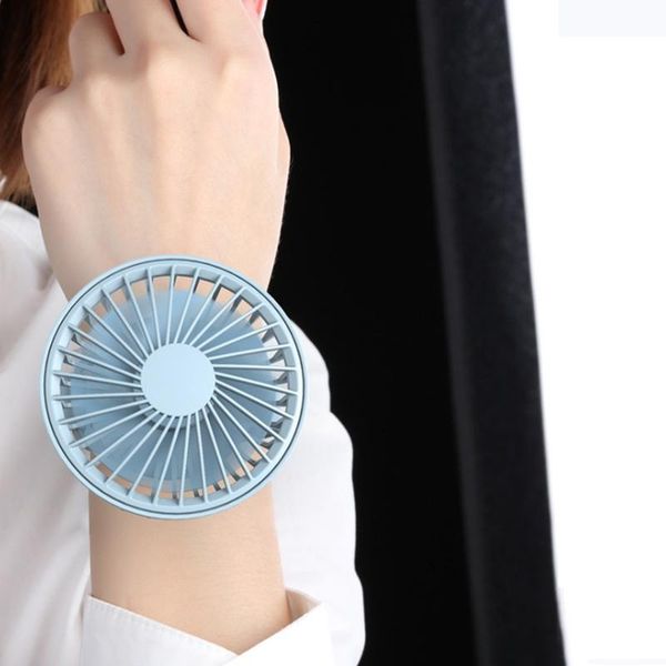 

electric fans mini watch fan creative usb 3-gear adjustment mute outdoor lazy wrist