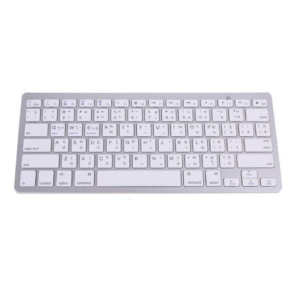 

english thai 78 keys wireless bluetooth keyboard for laptablet cellphone q1jf keyboards