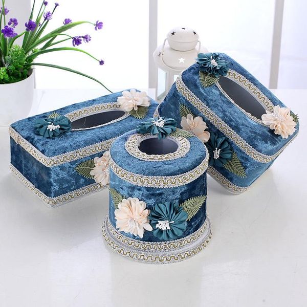

plastic fabric paper box handmade tissue lace household towel boxes & napkins