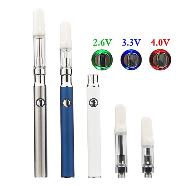 Einweg-Vape-Stift, wiederaufladbar, E-Zigaretten-Kits, 0,5 ml, 1,0 ml, USB-Ladegerät, Keramikspule, leere Glaskartusche, Mundstück, Vapes