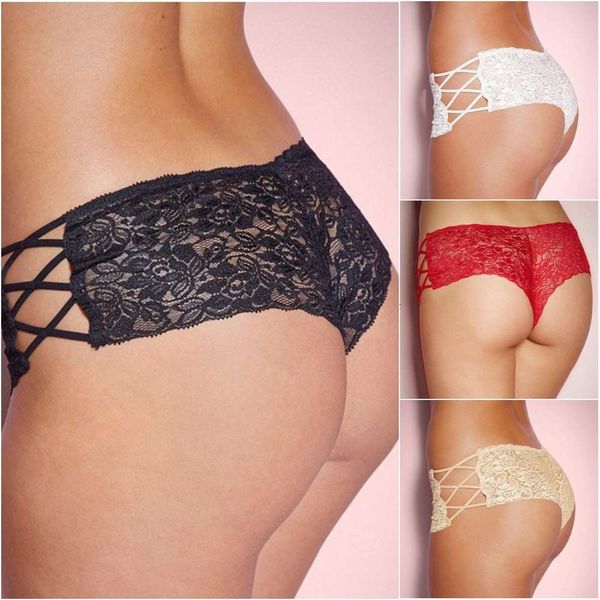 

oversize underwear lace briefs, Black;pink