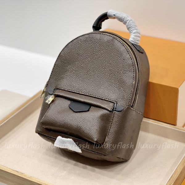 Мини -рюкзак модный женский дизайнерский дизайнерский рюкзаки Леди сумочка сумки для плеча роскошная монетная монета Европа и Америка школьная мода