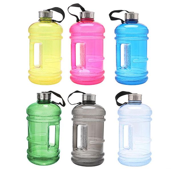

water bottle 2.2l big bpa sport gym training drink cap kettle workout
