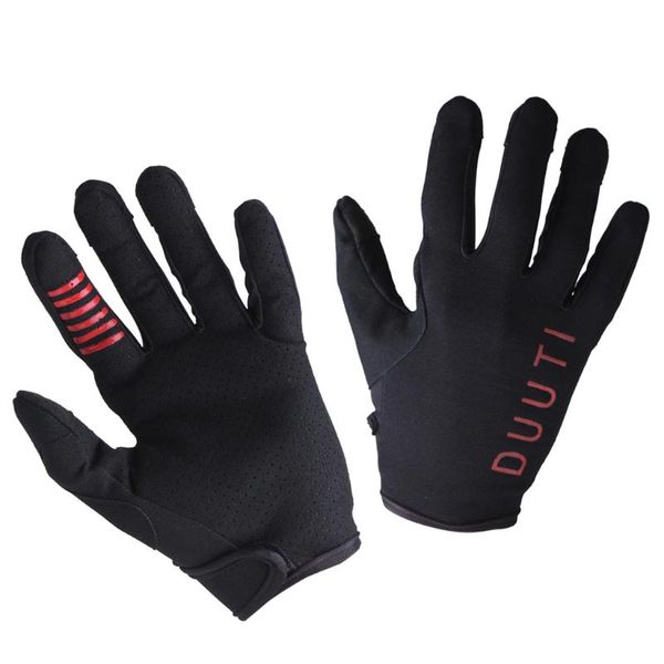

cycling gloves touch screen thermal full finger bike fits for outdoor sports m/l/xl, Black