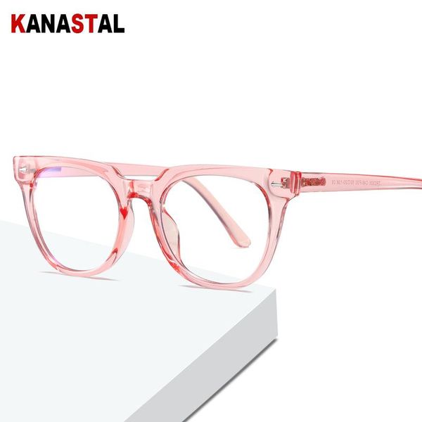 

sunglasses women's anti-blue light glasses tr90 metal oval frame eyeglasses uv400 protection goggles office computer radiation eyewear, White;black