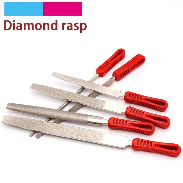 

professional hand tool sets 1pcs 6/8/10/12 inch diamond file assorted rasp needle knife woodworking repair jewelry wood grinding tools