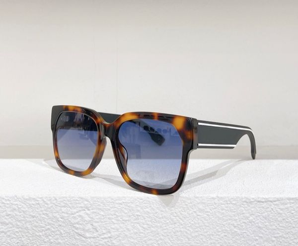 

square oversize sunglasses havana blue gradient big frame glasses large fashion sun glasses for women with box, White;black