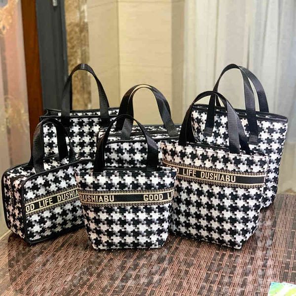 

cosmetic bags handbags korean large capacity storage tote portable wash mommy lunch box