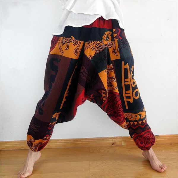 

womens gypsy hippie aladdin women pants baggy harem hammer trousers boho casual cross, Black