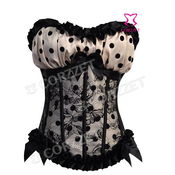 

costumes 2796 fashion dot butterfly tie cup body shaping clothes taste, Black