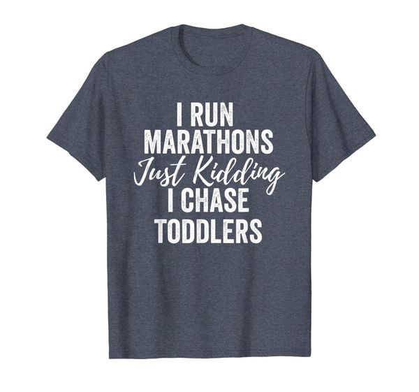 

i chase toddlers - t-shirt for pre-school daycare teachers, White;black