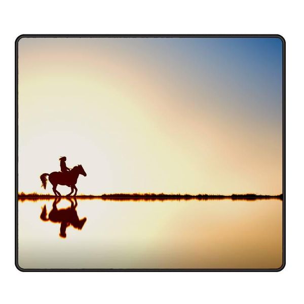 

mouse pads & wrist rests horse animal cute unique deskpad game mousepad office work mat non-slip lapcushion