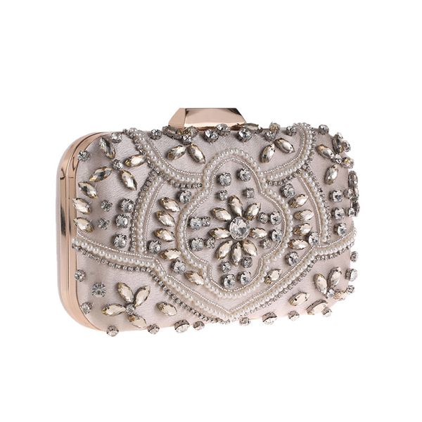 

women crystal clutch purses wedding clutch bags for women pearl beaded handbag with pearl handle small shoulder bag zd1391