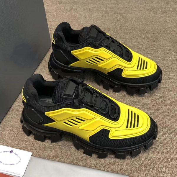 

knitted sports men's luxury casual shoes fashion luxury ladies lace-up sports shoes outdoor formal wear shoelace box, Black