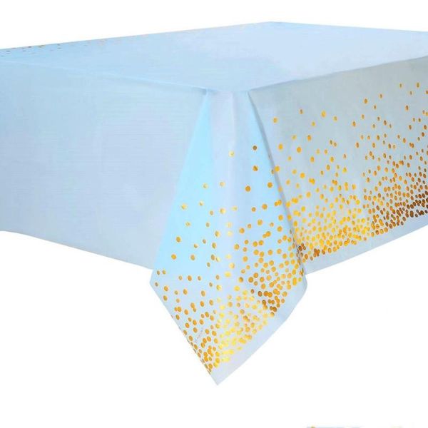 

table cloth 1pcs/pack 137*274cm disposable plastic party festival birthday wedding tablecloth set catering meal tableware