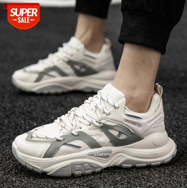 

men's casual daddy shoes korean version mesh sneakers low-increase men #f26e