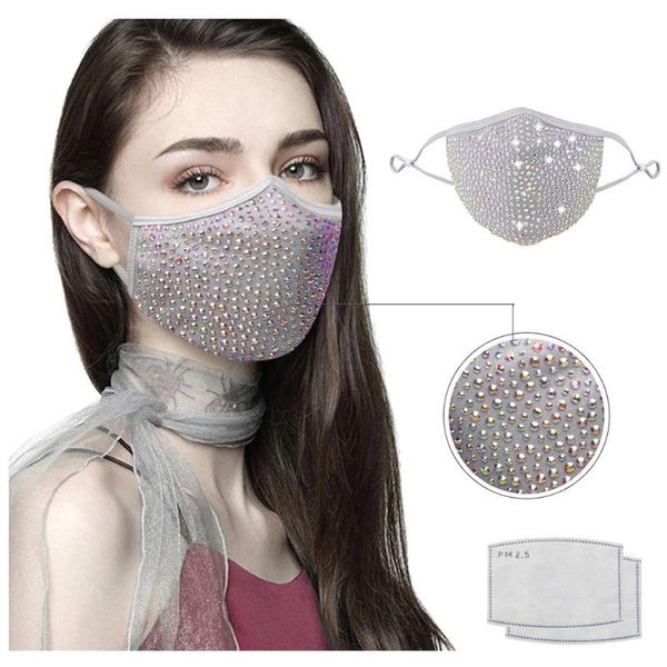 

other event & party supplies glitter rhinestone mask diamond crytal decoration facemask mesh net fashion yashmak for wedding nightclub
