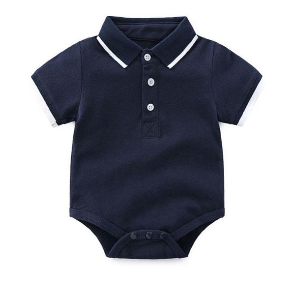 

rompers boy baby summer casual short sleeve jumpsuit for toddler infant, Blue