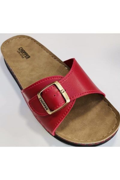 

slippers women's red leather comfort, Black