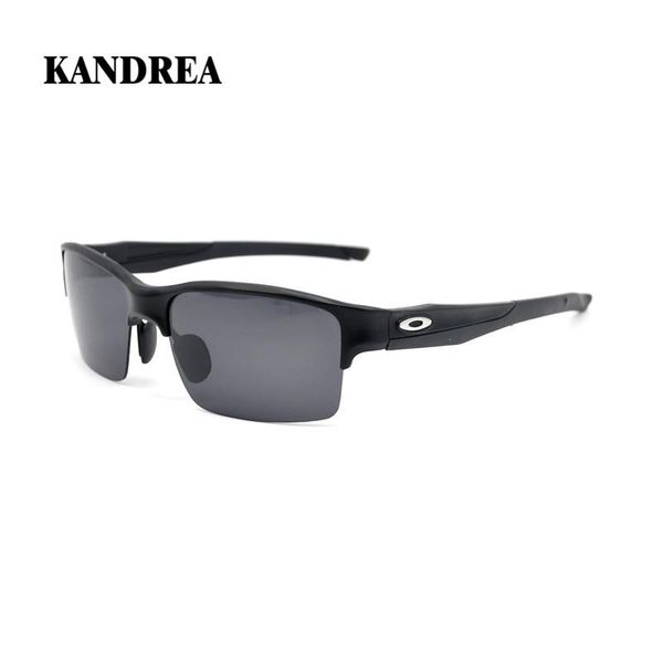 

sunglasses kandrea 2021 aluminum square men's trendy sports sun glasses half-frame male oversized polarized eyewear goggles, White;black