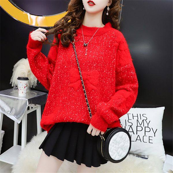 

women's sweaters , thick autumn, knitted female purple khaki red pullover, korean jumper ladies long sleeve ' q2df, White;black