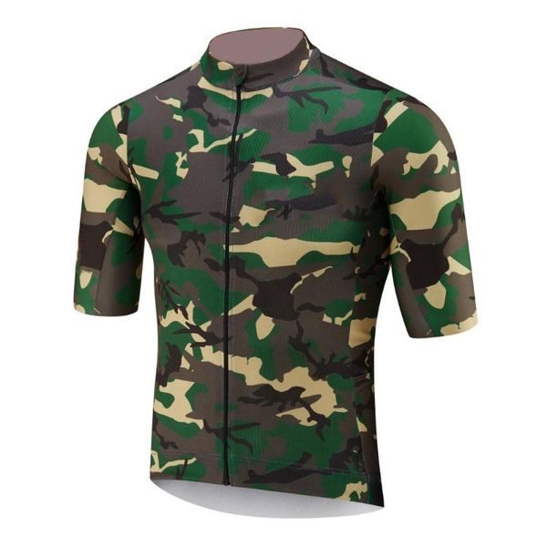 

men's t-shirts fashion breathable cycling jersey camouflage off-road motorcycle bicycle clothing mesh jacquard bike shirt, White;black