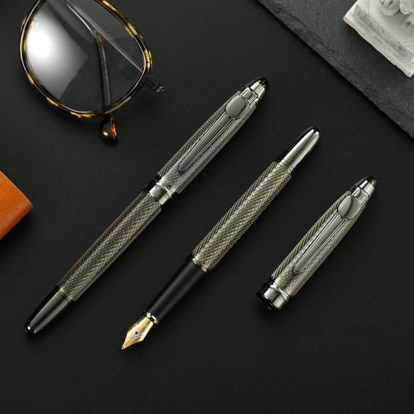 

the pen metal 3081# ef f curved tip three nibs optional advertising gift pen