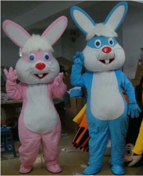 

size easter bunny mascot costumes halloween fancy party dress cartoon character carnival xmas easter advertising birthday party costume outf, Red;yellow
