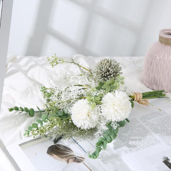 

decorative flowers & wreaths artifical silk for wedding decoration bouquet home